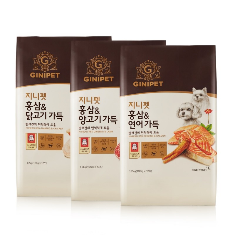 KGC인삼공사, ‘지니펫’ 신제품 3종 출시