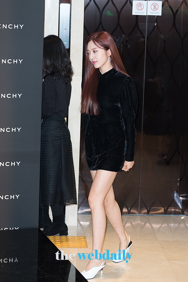 AOA 찬미, 지방시 땡 꾸뛰르 에버웨이 에디션 론칭 포토월 행사 현장