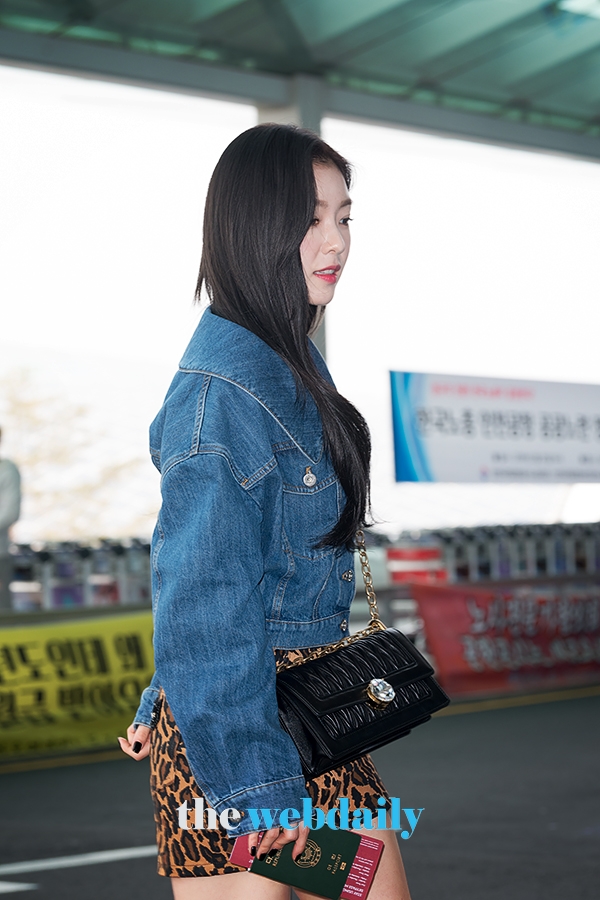 레드벨벳 아이린, 인천국제공항 출국 현장