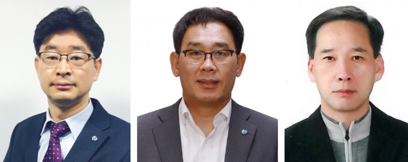 왼쪽부터,휴온스글로벌 김완섭 사장, 윤보영 사장, 전규섭 부사장. (사진=휴온스 그룹)