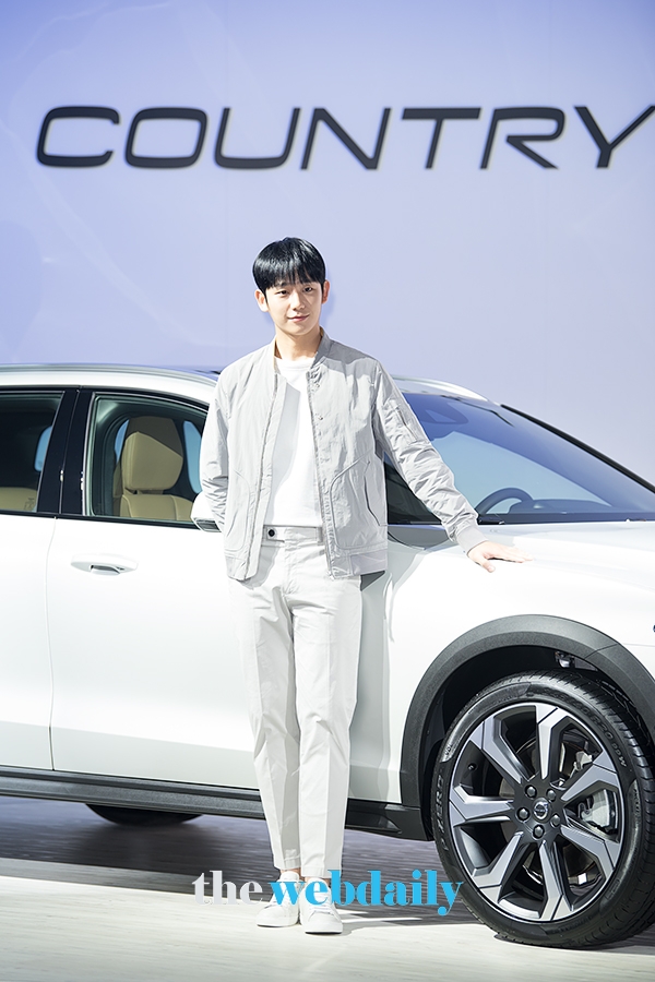 정해인, 볼보자동차 출시 행사 현장