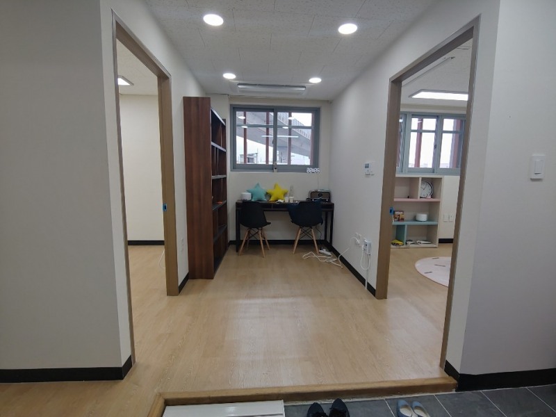 주례1치안센터 건물 2층에 마련된 '부산CARE센터' 내부 모습,(사진제공=부산경찰청)