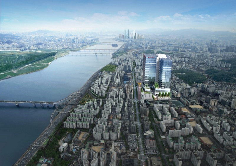 가양역 더 스카이밸리 5차 항공조감도.