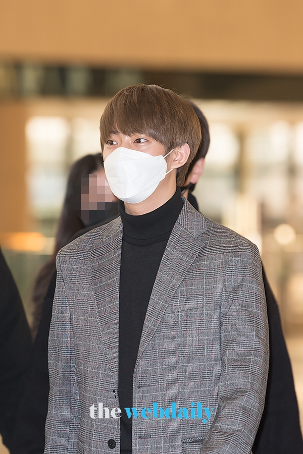 B!A4(비원에이포) 공찬, 김포국제공항 출국 현장