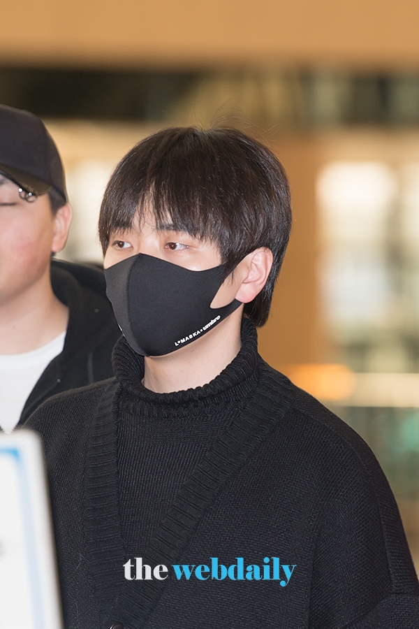 B!A4(비원에이포) 산들, 김포국제공항 출국 현장