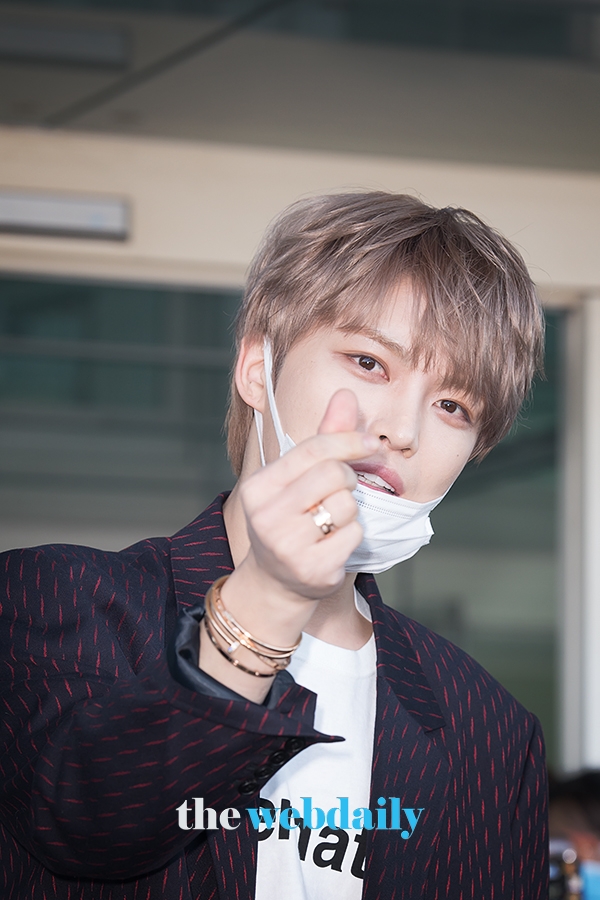 JYJ 김재중, 인천국제공항 출국 현장