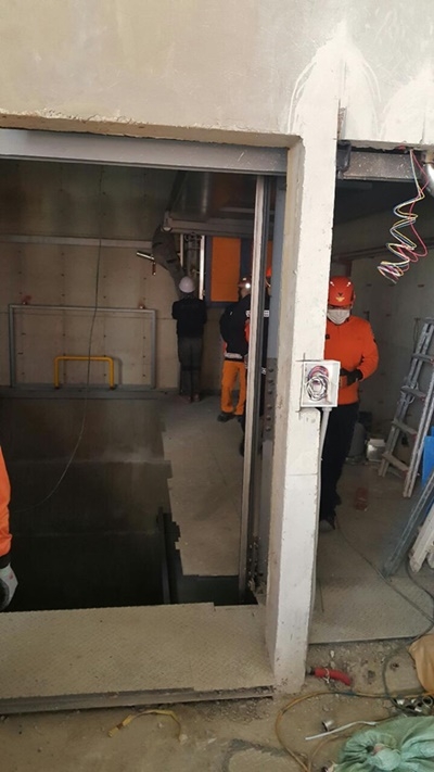 안전사고 현장.(사진제공=부산경찰청)