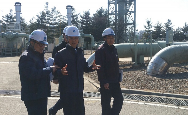 한국가스공사(사장 직무대리 김영두) 는지난 8일 해빙기 안전관리 강화의 일환으로 천연가스 공급시설 현장 안전점검을 시행했다고 12일 밝혔다.(사진=한국가스공사)