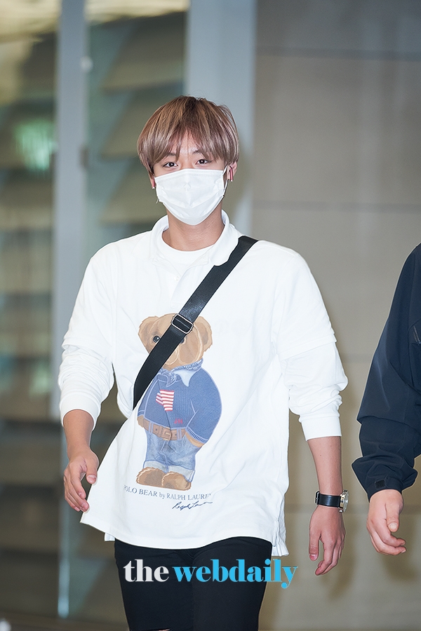 박지훈, 인천국제공항 입국 현장