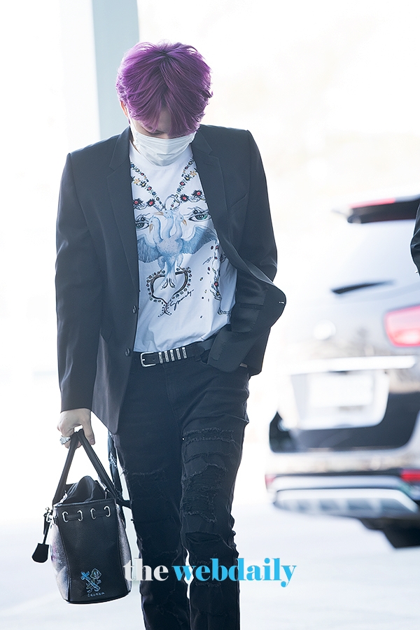 JYJ 김재중, 인천국제공항 출국 현장