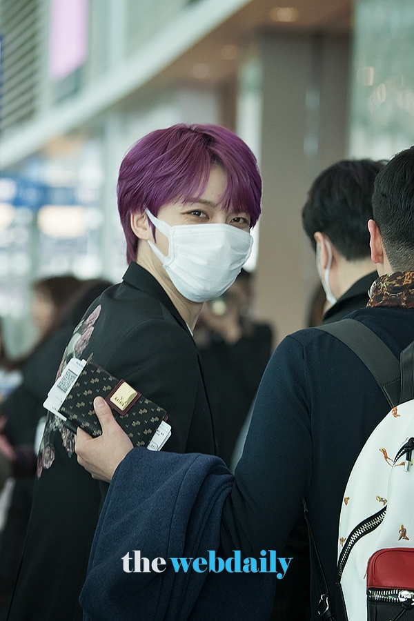 JYJ 김재중, 인천국제공항 출국 현장