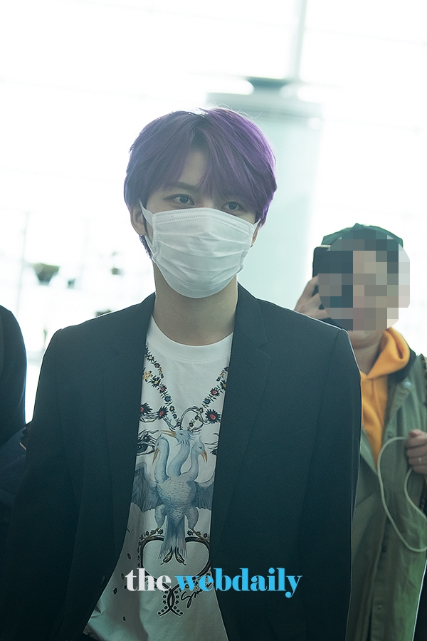 JYJ 김재중, 인천국제공항 출국 현장