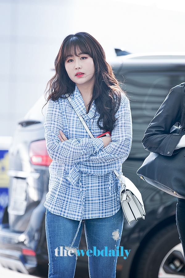 러블리즈(Lovelyz) 베이비소울, 인천국제공항 출국 현장