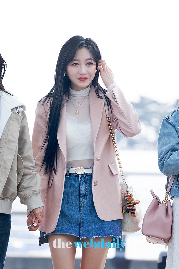 러블리즈(Lovelyz) 류수정, 인천국제공항 출국 현장