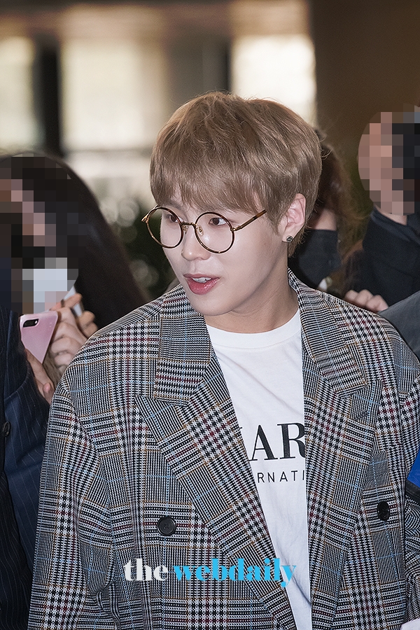 하성운, 김포국제공항 출국 현장