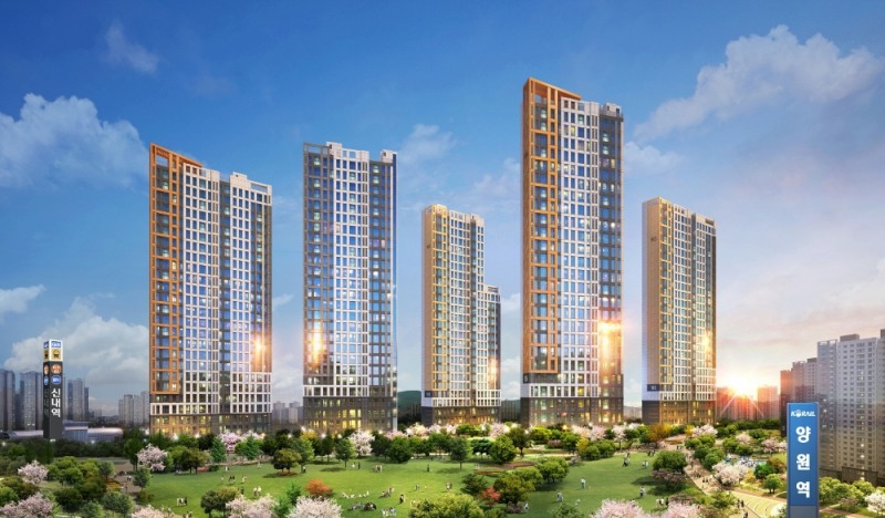 신내역 금강펜테리움 센트럴파크 투시도.(사진=금강주택)