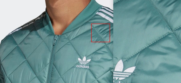 아디다스 깔깔이가 쌀쌀한 날씨 속 호응을 얻고 있다 / 출처 업체website