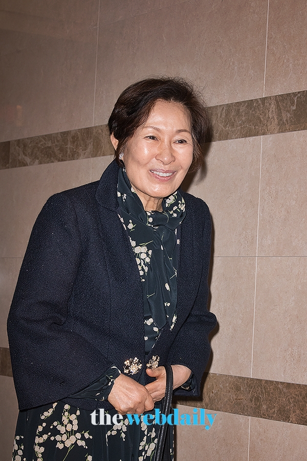 김혜자, JTBC 드라마 '눈이부시게' 종방연 현장