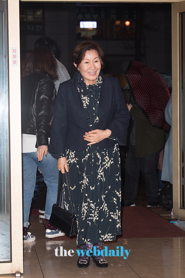 김혜자, JTBC 드라마 '눈이부시게' 종방연 현장