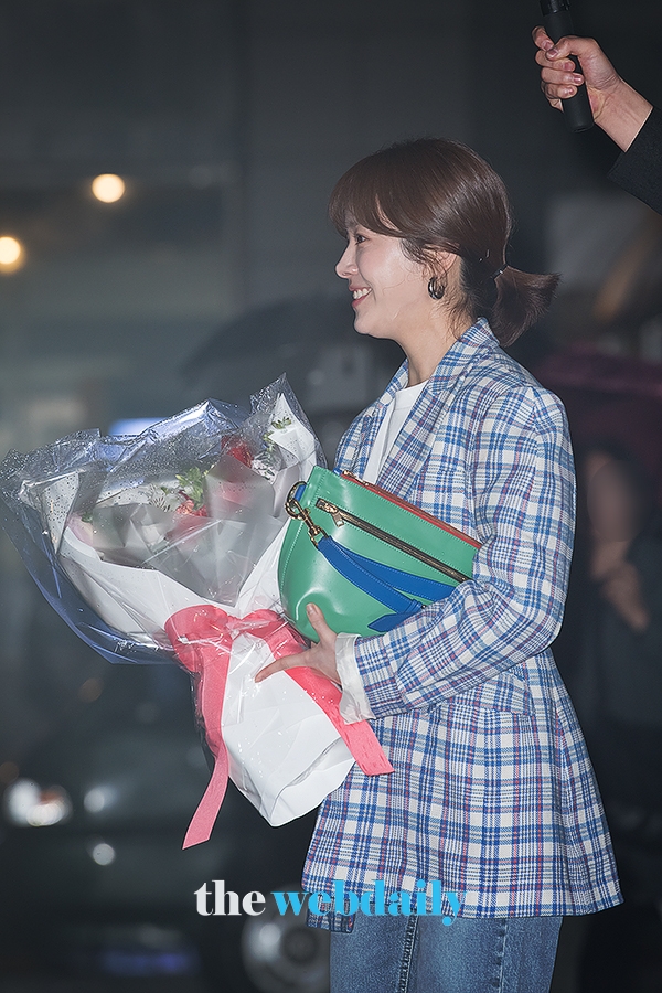 한지민, JTBC 드라마 '눈이부시게' 종방연 현장