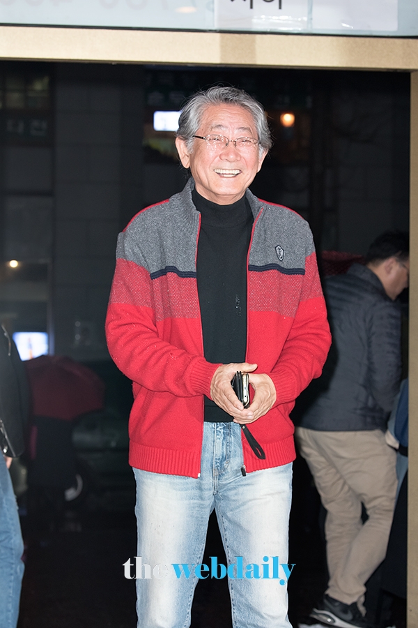전무송, JTBC 드라마 '눈이부시게' 종방연 현장
