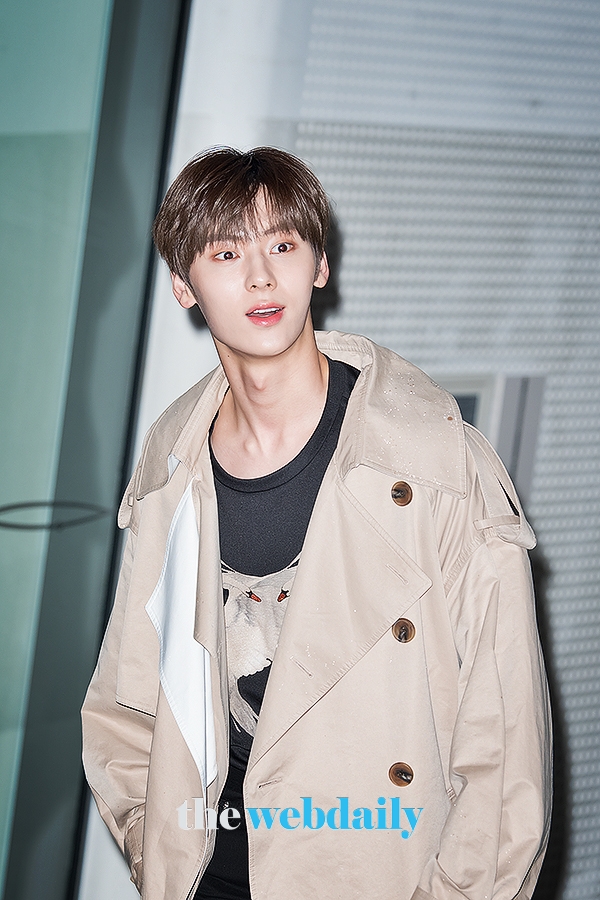 뉴이스트(NU'EST) 황민현, 2019 F/W 서울패션위크 빅팍 패션쇼 행사 현장