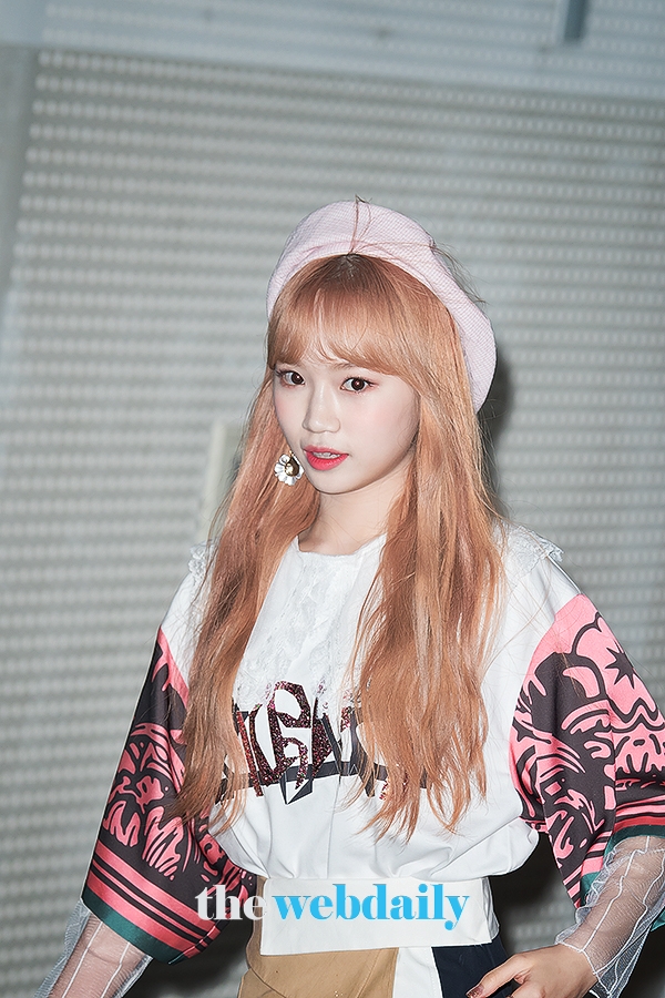 아이즈원 김채원, 2019 F/W 서울패션위크 빅팍(BIG PARK) 패션쇼 행사 현장