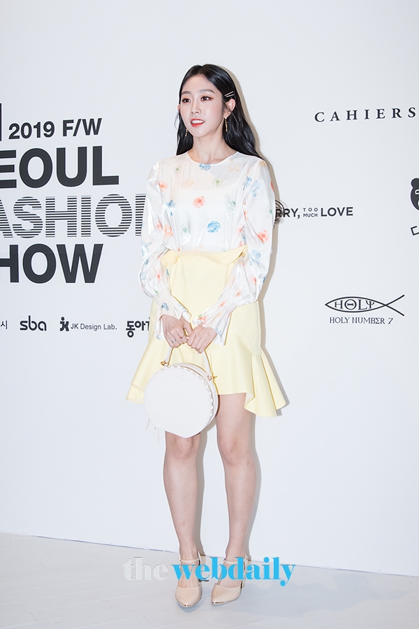 러블리즈 서지수, 19FW 하이서울패션쇼 블리다 패션쇼 행사 현장