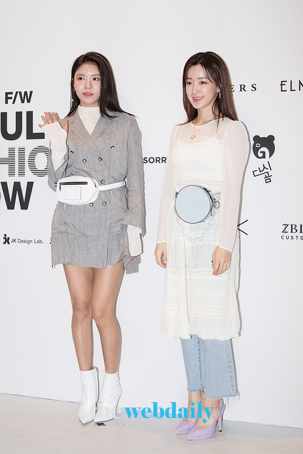구구단 나영-하나, 19FW 하이서울패션쇼 쏘리투머치러브 패션쇼 행사 현장