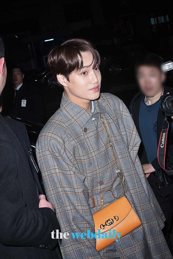 카이, 구찌 포토콜 행사 현장