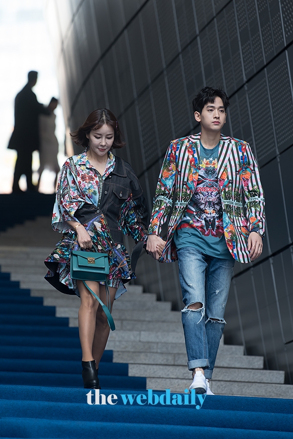 미나-류필립, 2019 F/W 서울패션위크 그리디어스 패션쇼 행사 현장