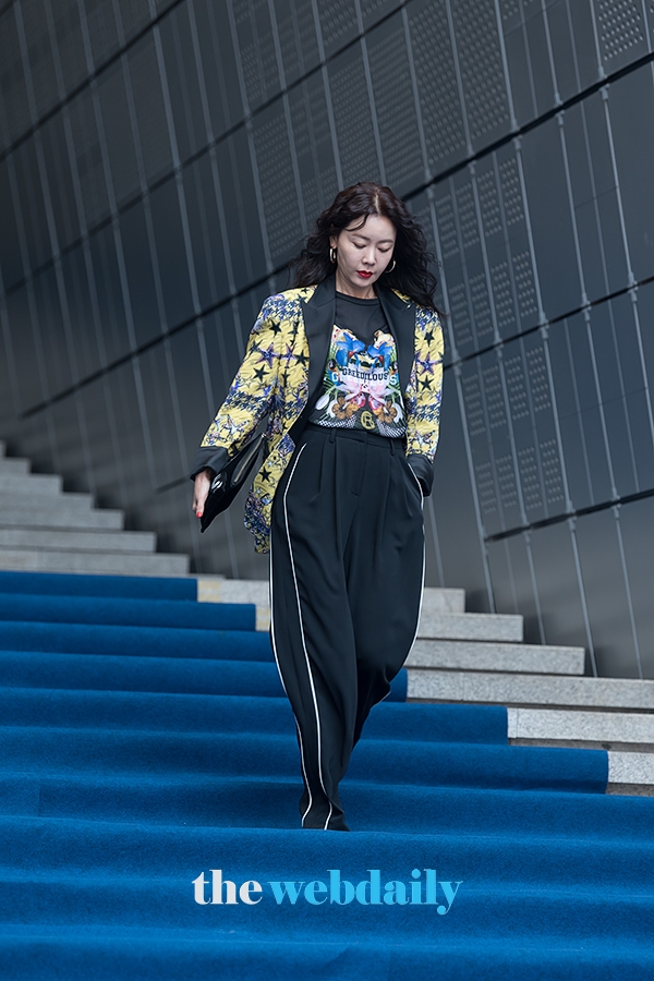 안선영, 2019 F/W 서울패션위크 그리디어스 패션쇼 행사 현장