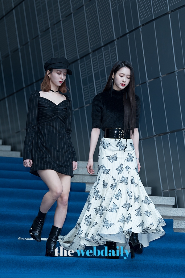 오마이걸 비니-지호, 2019 F/W 서울패션위크 CHARM'S (참스) 패션쇼 행사 현장