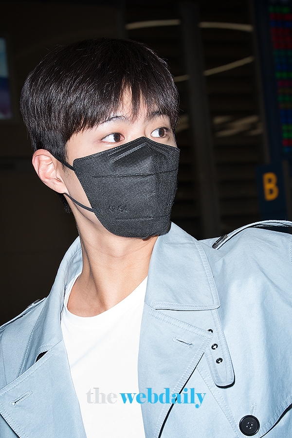 박보검, 인천국제공항 출국 현장