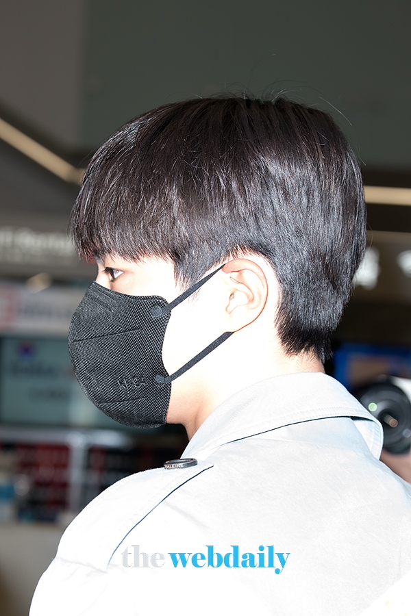 박보검, 인천국제공항 출국 현장