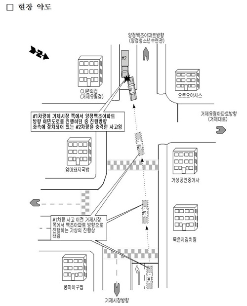 사고현장약도.(제공=부산경찰청)