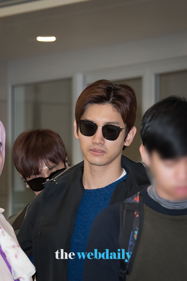 동방신기(TVXQ) 최강창민, 인천국제공항 입국 현장