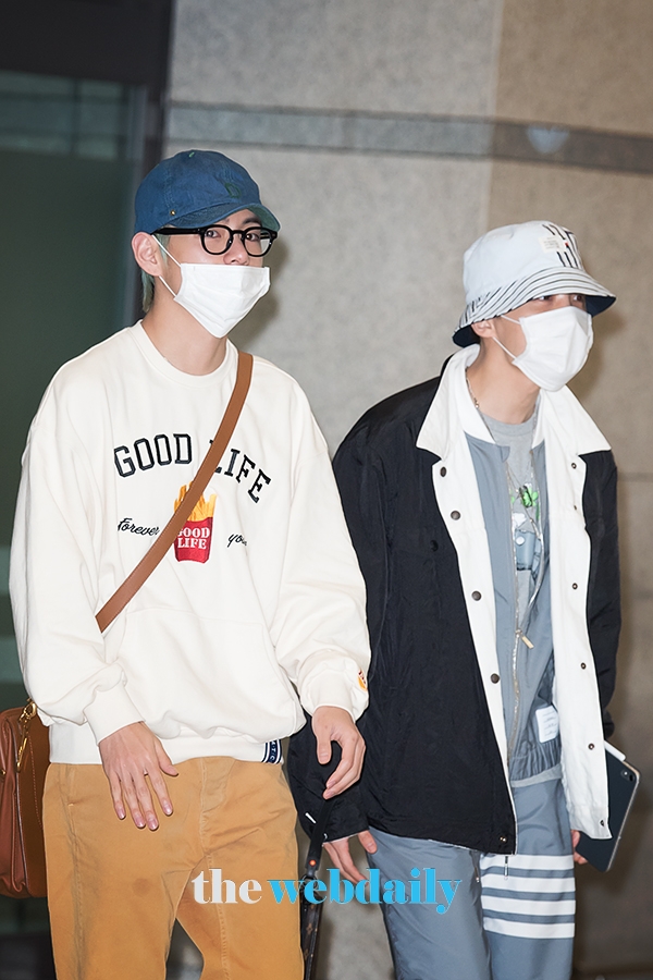방탄소년단(BTS) 뷔-제이홉, 인천국제공항 입국 현장