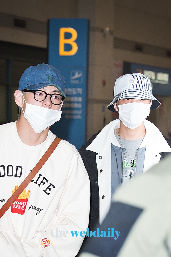 방탄소년단(BTS) 뷔-제이홉, 인천국제공항 입국 현장