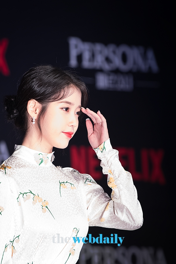 아이유, 넷플릭스 단편영화 '페르소나' 제작보고회 현장