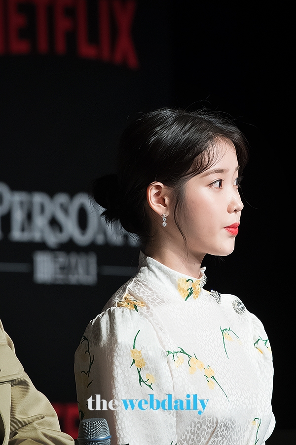 아이유, 넷플릭스 단편영화 '페르소나' 제작보고회 현장