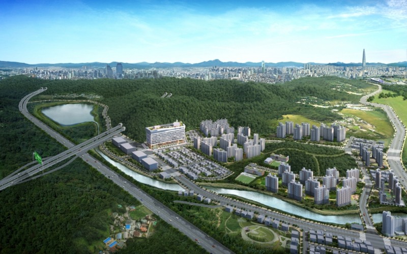 현대지식산업센터 성남 고등 조감도.(사진=현대건설)