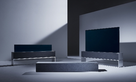 ‘레드닷 디자인 어워드(Red Dot Design Award)’에서 최고상(Best of the Best)을 받은 LG 시그니처 올레드 TV R. 사진=LG전자