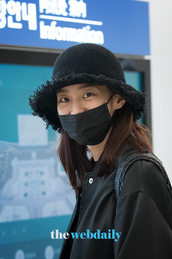 유이, 인천국제공항 입국 현장