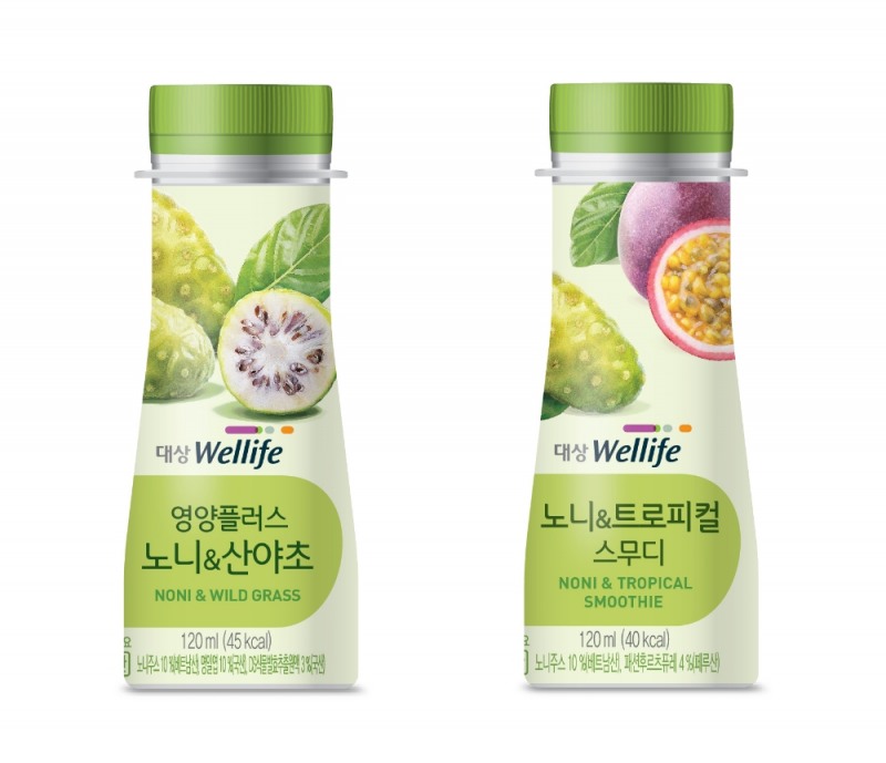 대상웰라이프, ‘노니’ 녹즙 신제품 2종 출시