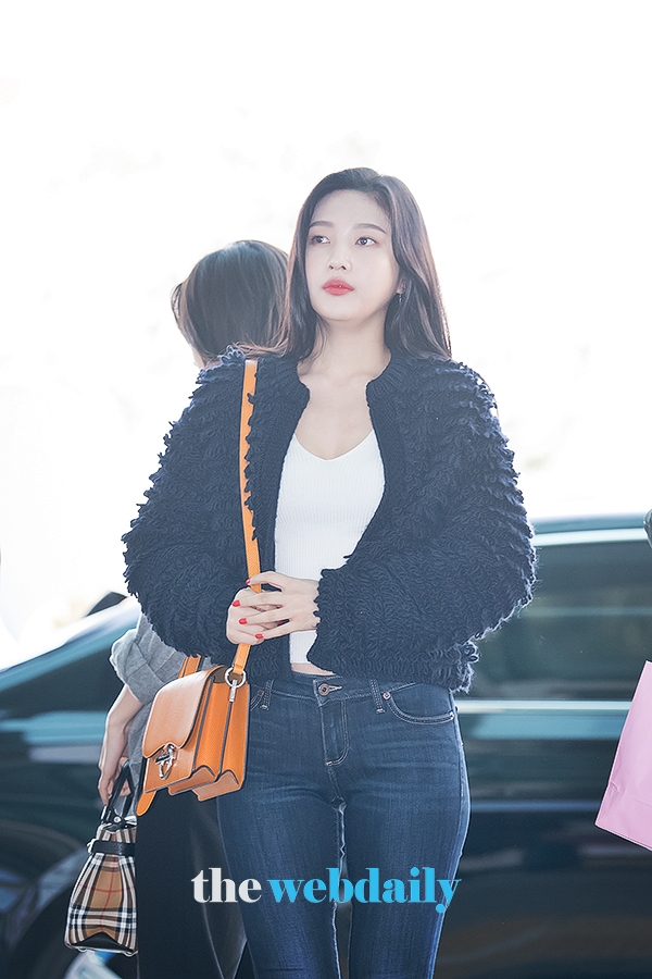 레드벨벳(RedVelvet) 조이, 인천국제공항 출국 현장