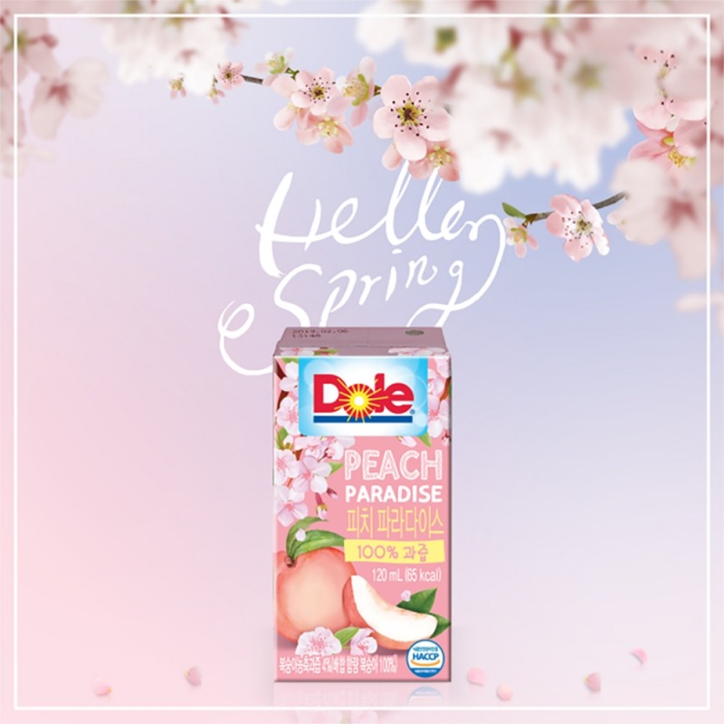 돌(Dole)코리아, 돌 피치 파라다이스 주스 ‘벚꽃 에디션’ 한정판 출시