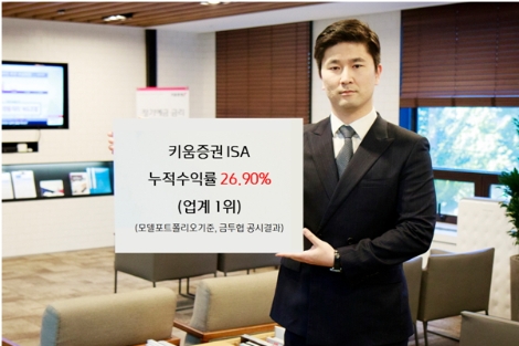 키움증권의 ISA 누적수익률 업계 1위 홍보 이미지. 사진=키움증권