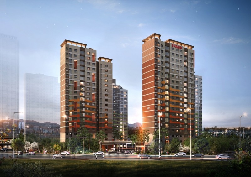 보육특화단지 일산2차 아이파크 투시도.(사진=HDC현대산업개발)