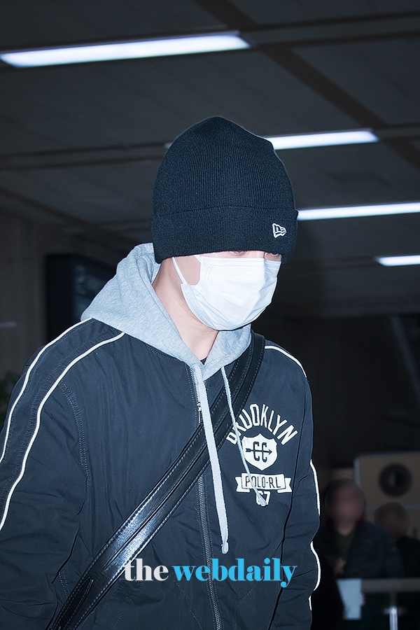 엑소(EXO) 디오, 김포국제공항 입국 현장